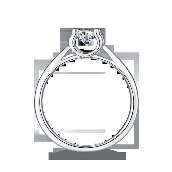 Square White Moissanite 9K Silver Ring CZ Minimalist Wedding Jewelry