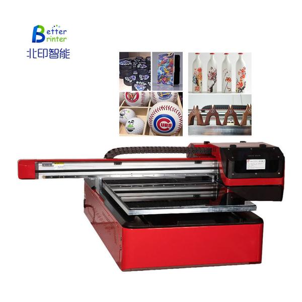 6090 UV Printer Phone Case Acrylic Embossed Glass Metal Wine Bottle Clothes TX800 Inkjet Printing Equipment