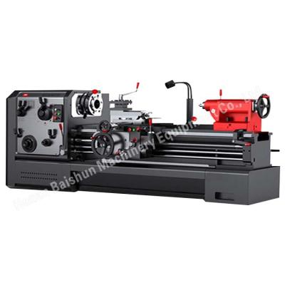 CW6180Q tambor de travagem disco de travagem máquina de torção tubo de metal roscado horizontal