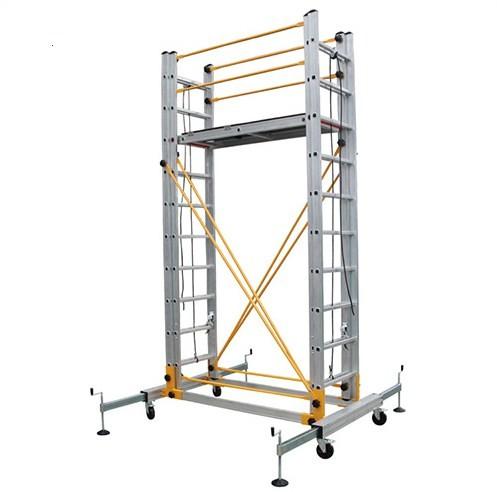 T Type Stretching Construction Scaffolding , Steel Scaffolding Flexible