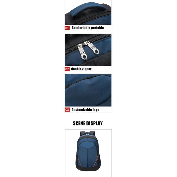 High Capacity Mens Sports Rucksack Waterproof Sports Bag Customizable Size