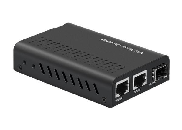 2 Ports RJ45 Optical Media Converter Device 10 / 100 / 1000 Base-TX To 1000 Base-FX