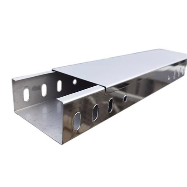 Silver Cable Management Tray with 2.0mm Thickness and 4 Inches Width for 500 Lbs Load Capacity
