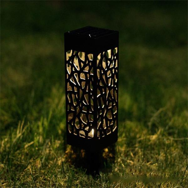 31.4 polegadas Lâmpadas de jardim Corten aço Iluminação exterior SGS Jardim Metal Ornamentação
