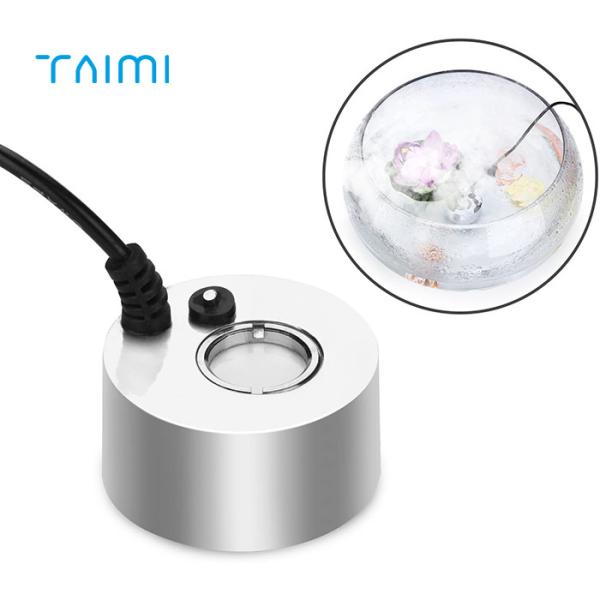 Aluminum Ultrasonic Mist Maker with 400mL/H Aerosolized Amount and 24V DC Output for Ponds and Fountains