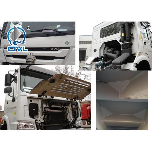 White Color Heavy Duty Dump Truck 10 Wheels 40 Tons capacity 3 axle Howo Tipper Truck Euro II Engine
