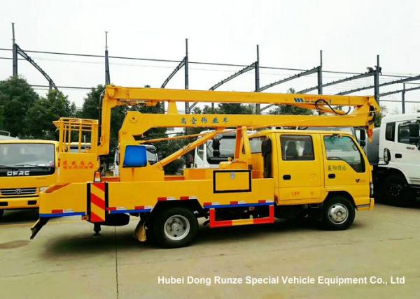 ISUZU 4x2 14-16M Aerial Platform Truck LHD EURO5 , Vehicle Mounted Work Platforms
