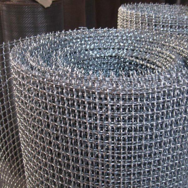 Rectangular Opening Crimped Wire Mesh Stainless Steel 304