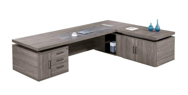 Dark Series Office Desk Furniture Executive Manager Room Set High Aesthetic Design