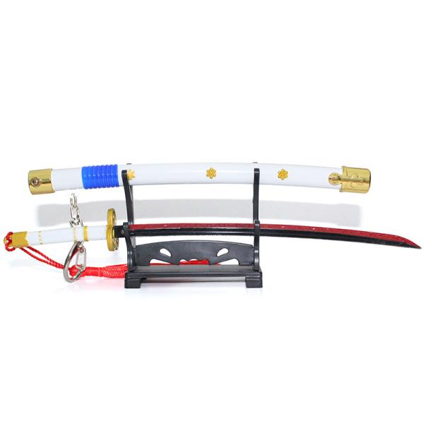 One Piece Ame No Habakiri Zinc Alloy Automatic Elasitc Moving Sword