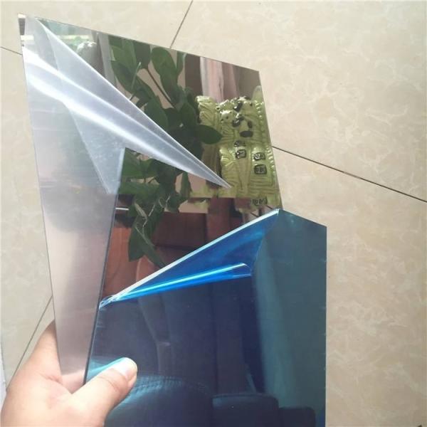 8K espelho acabado chapa de aço inoxidável PE filme protetor para eletrônicos de consumo