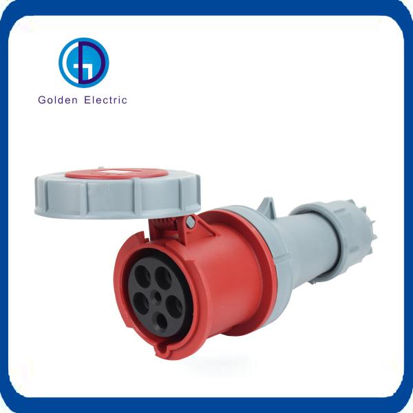 16A 32A 63A 125A Tela de tomada industrial com tomada de cobertura IP 67 Tipo homem e mulher