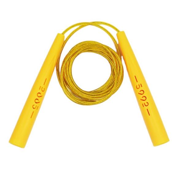 PVC Stainless Steel Wire Jump Rope Skipping Rope For Outdoor Indoor