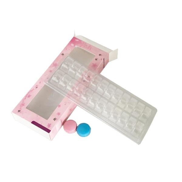 Macaron Packaging Paper Box Gift Box Beautiful Shape Biscuit Snack Box