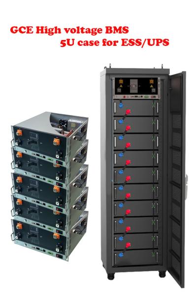 Caixa de ferro 5U Alta Tensão Solar BMS 384V 400A