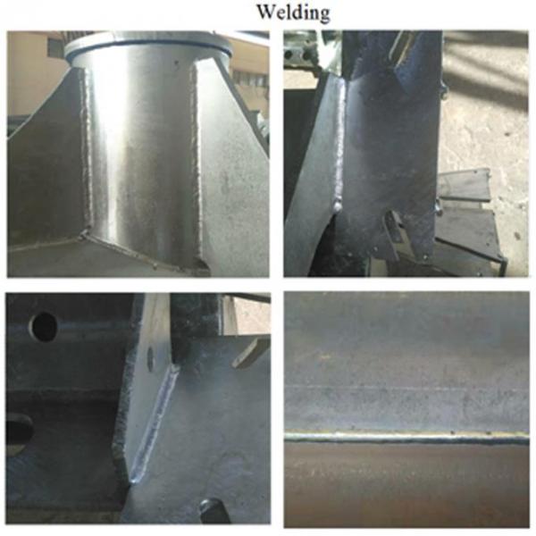 Tour en acier de télécommunication tubulaire d'OIN 1461 ASTM A123 HDG