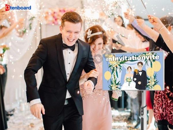 StandByMe TV Smart Portable TV In English And Other Languages For Wedding Guest Books