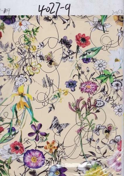 Transfer foil for leather  Flower design transfer film for pvc leather G4027 Hot stamping foil for pu leather