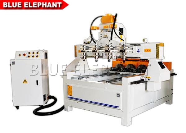 Multi Axis Machining Wood Etching Machine 4 Set 2.2kw Water Cooling Spindle