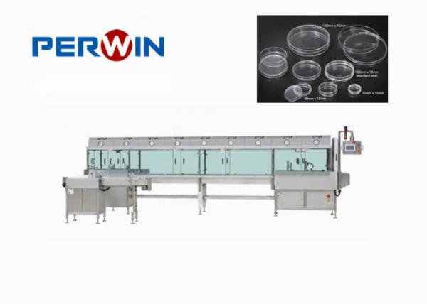 O contato RODAC da cultura de meios chapeia Petri Dish Filling Machine