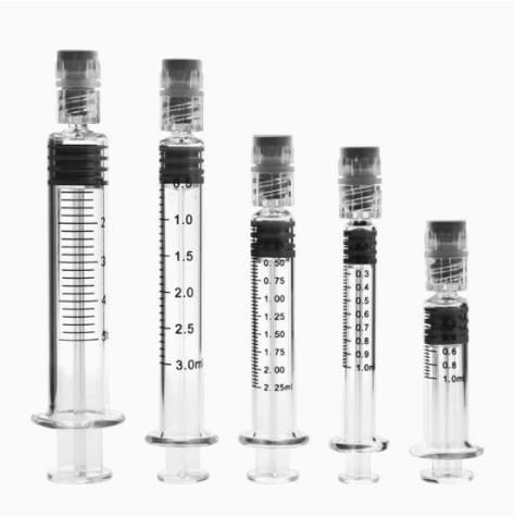 5ml Glass Prefilled Sterile Saline Syringes Medical