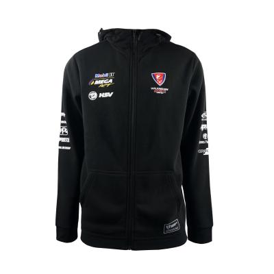 Personalize o seu desenho Capuzado Full Zipper Up Motocross Sports Racing Hoodies para Outono