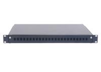 1U 24 Ports SC ODF Optical Rack Fiber Patch Panel 19 Inch Pull-out Type