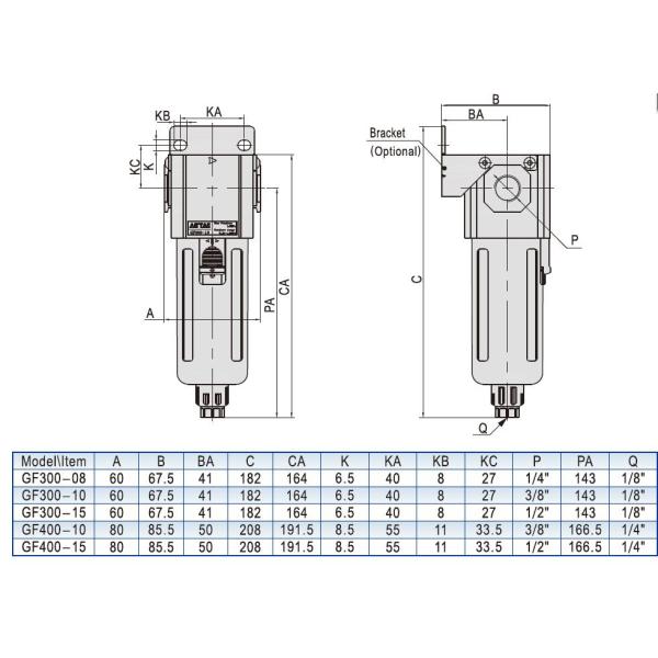 серия Гф300-08 -5°к Гф оборудования подготовки воздуха 1.5мпа - температура 70°к