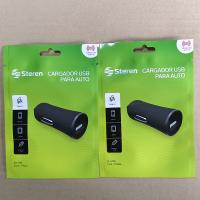 Bolsa de embalaje para cable de datos USB con impresión personalizada, bolsa con cierre de cremallera de sellado de 3 lados