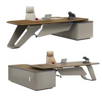 OEM ODM Large Wooden Manager Executive Desk For Luxury Modern Office Furniture