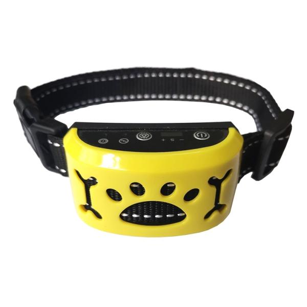 Collier d'entraînement pour chiens écologique à commande vocale rechargeable fournitures d'entraînement pour animaux