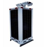 Protection de l'environnement Éclairage économe en énergie renouvelable Tour phare solaire Cuboïde LED Pour éclairage scolaire
