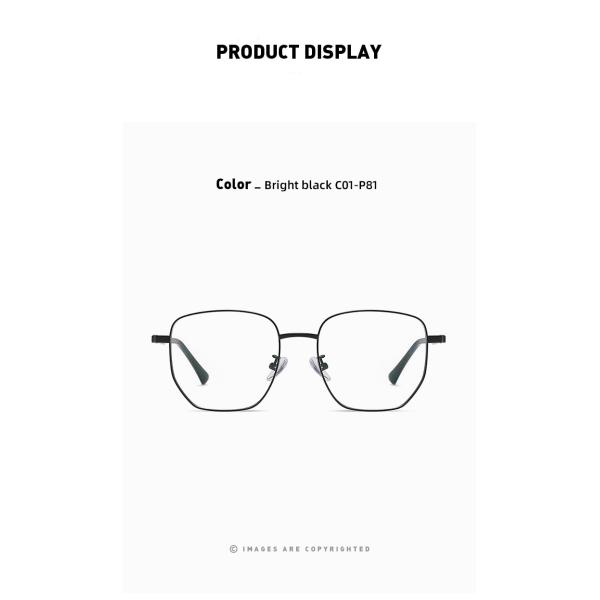 Цвет Eyeglasses 5 рамки прозрачных стекел металла ацетата объектива большой