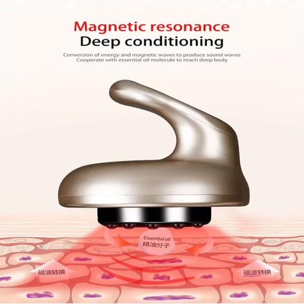 Massageur à vide corporel portable avec thérapie thermique à lumière rouge