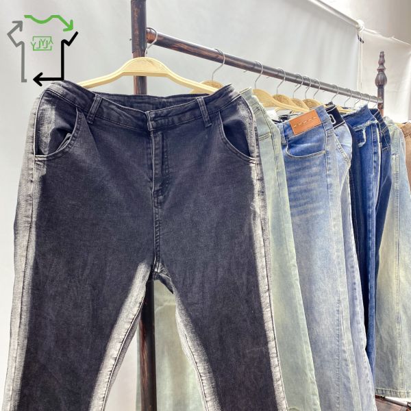 Adults Casual Used Trousers Women Denim Jeans Cargo Pants Grade A In Bale