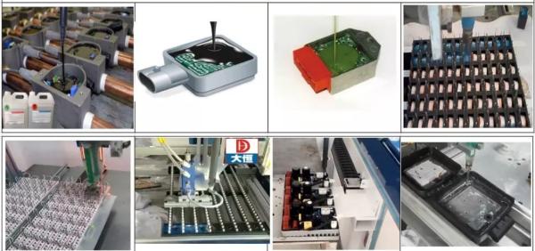 High Speed Two Component Epoxy Resin Dispenser Potting Machine
