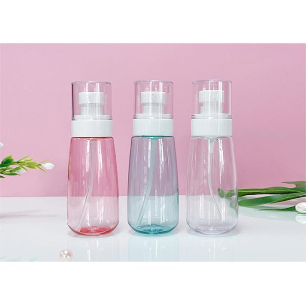 Private Logo Blue Plastic Cosmetic Bottle 60ml 2oz Liquid Fine Mist Sprayer