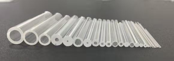 Отполированная трубка кварца Dia 200mm JGS2 JGS1 медицины