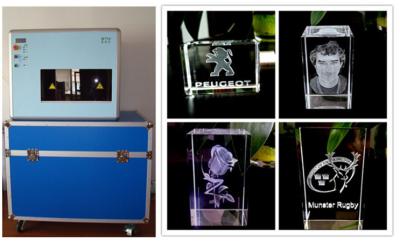 110KG Glass Laser Engraving Machine , Personalised 3G Glass Block Engraver