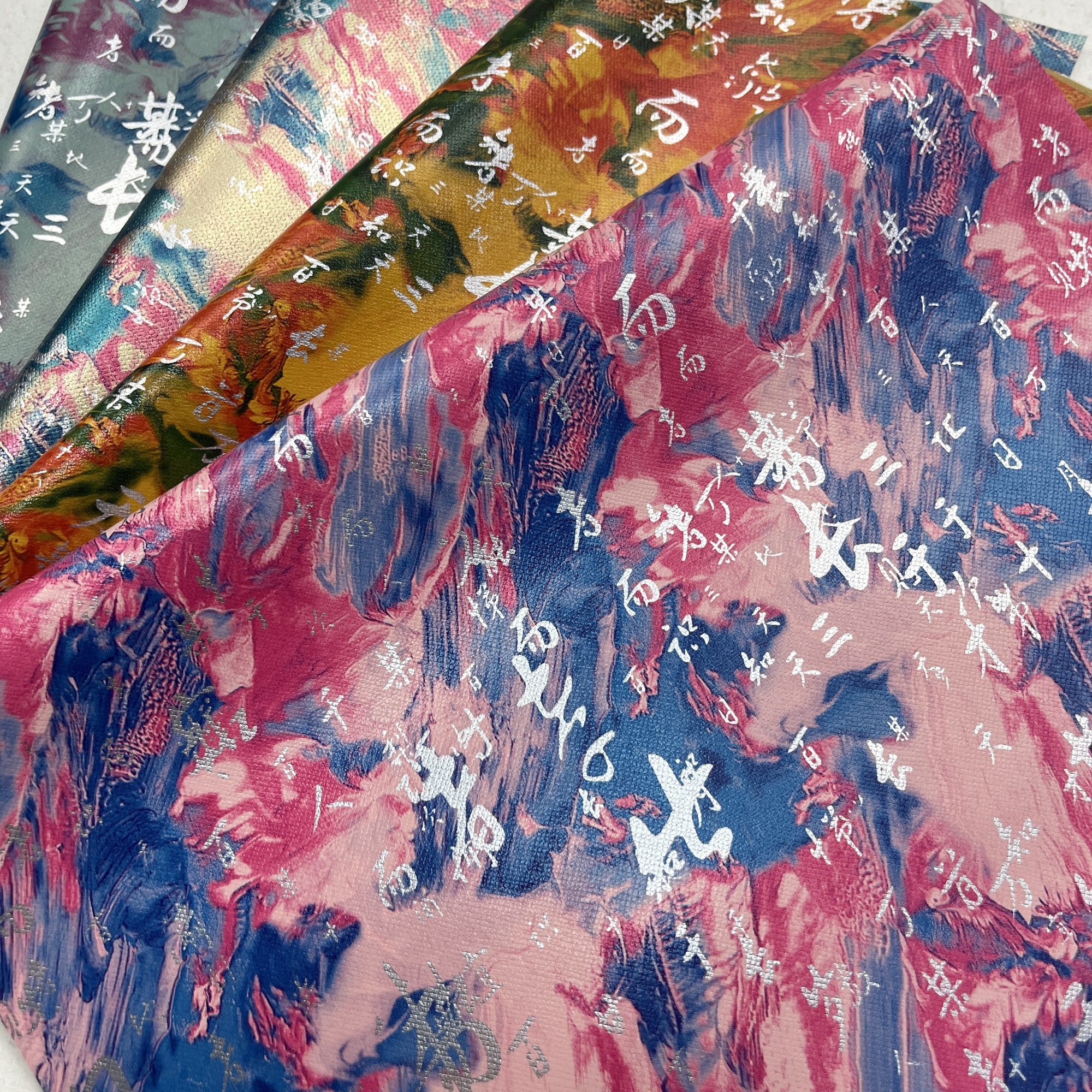 Free Sample Waterproof Skin Pattern Eco Friendly PU Leather Fabric, Customization Recycled Smooth Pu Upholstery Leather