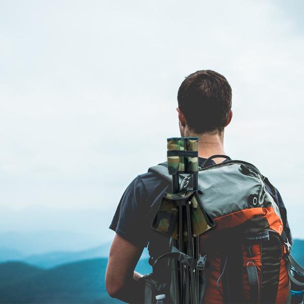 Heat Resistant 2kg Tripod Camping Chair For Fishing