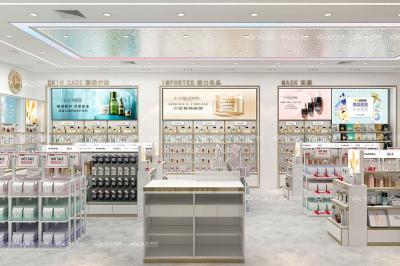 Makeup Store Fixtures Beauty Display Cabinet for Perfume Shop Design Fashion-forward Shop Display