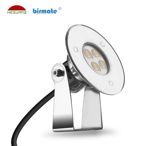 6500K Low Voltage Underwater Pond Lights , Color Changing Led Pool Lights 3W