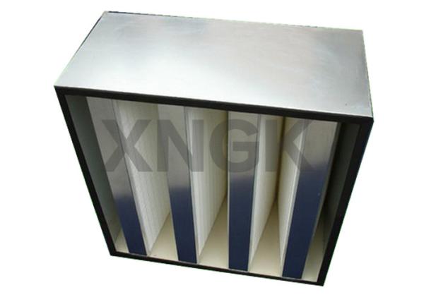 99.99% HV Hepa H14 Filter Fiberglass Media , Air Filtration System House Hepa Filter