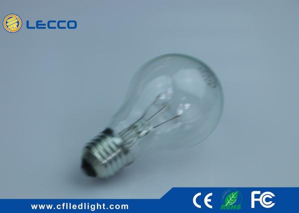 100 Watt Traditional Incandescent Light Bulbs E27 A60 Nickelplated Aluminum