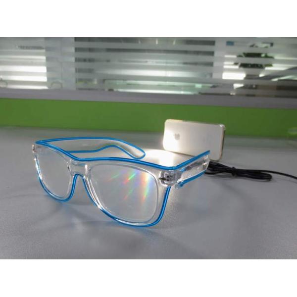 Sound Activated El Wire Glasses