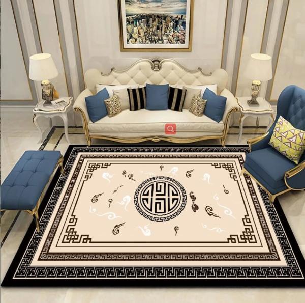 Chinese Classic Crystal Velvet Sofa Bedroom And Living Room Floor Carpets 160*230cm