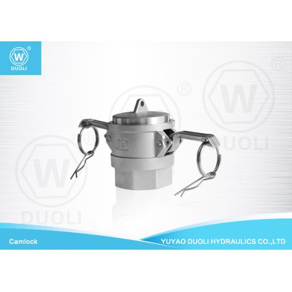 Hydraulic Quick Release Couplings , Type D Female Thread Aluminum Camlock Fitting