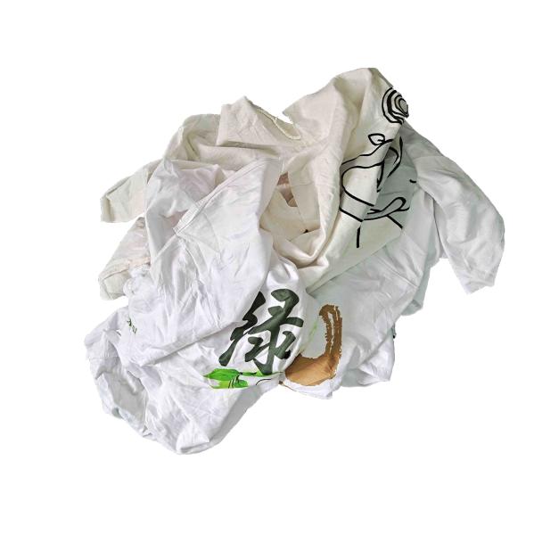 camisa branca Rags de 2kg/bale T