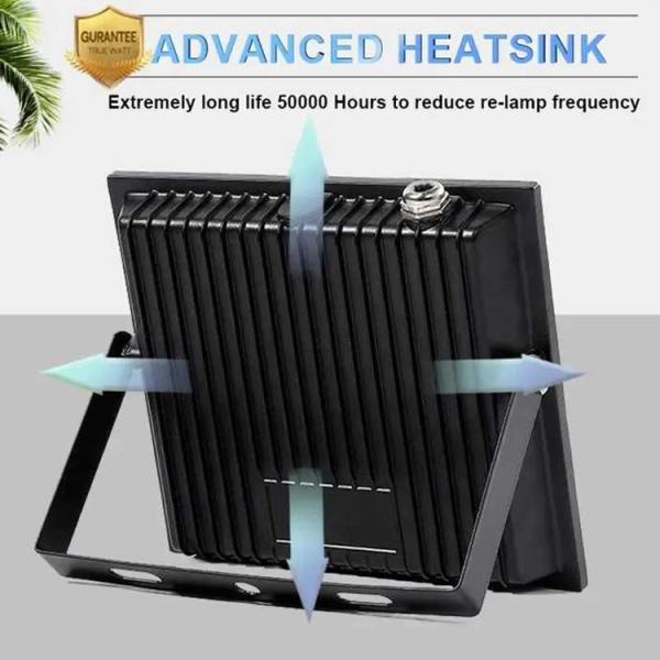 High Power 50W 100W IP65 LED Flood Light for Outdoor Stadium Lighting Wireless Color White